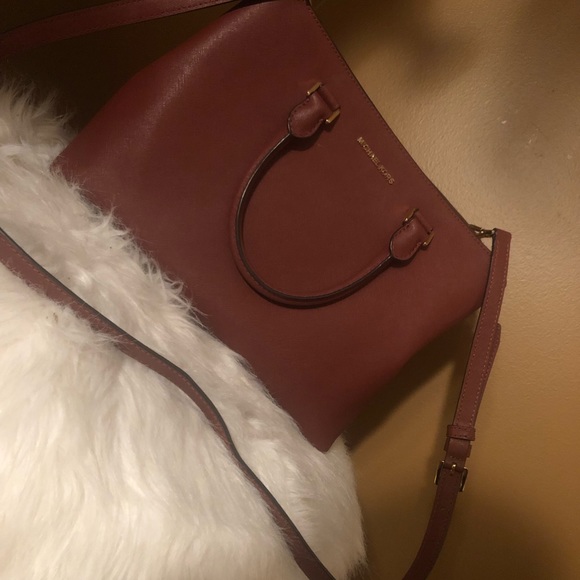 MICHAEL KORS Savannah satchel in Auburn color - Picture 5 of 8